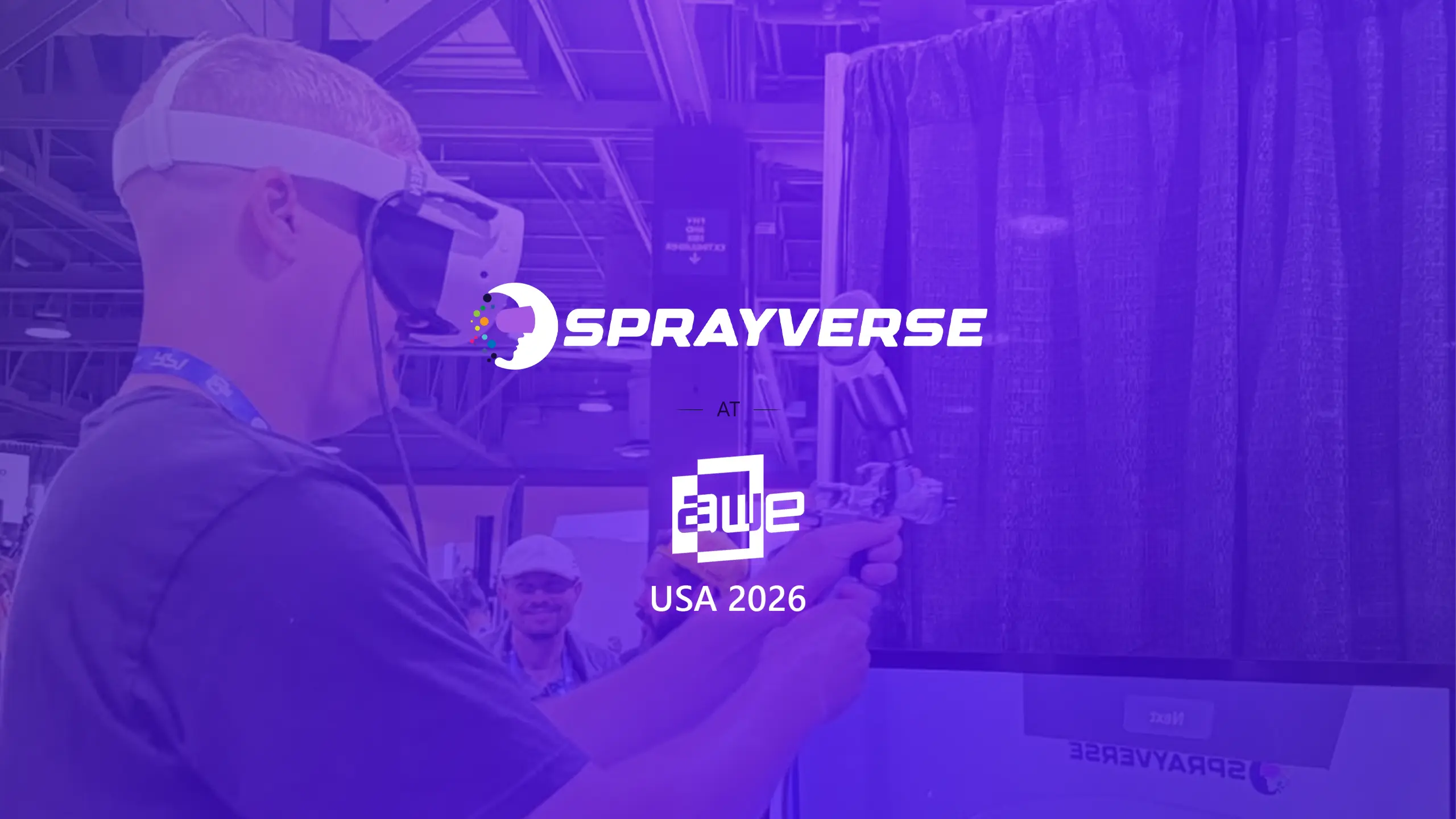 SprayVerse VR Spray Painting Simulator at AWE USA 2026